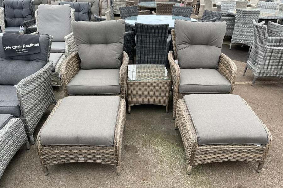 Customer Reviews for Sapcote Reclining Set in Brown Rattan