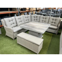 Burbage Rattan Corner Sofa Set in Latte 2021
