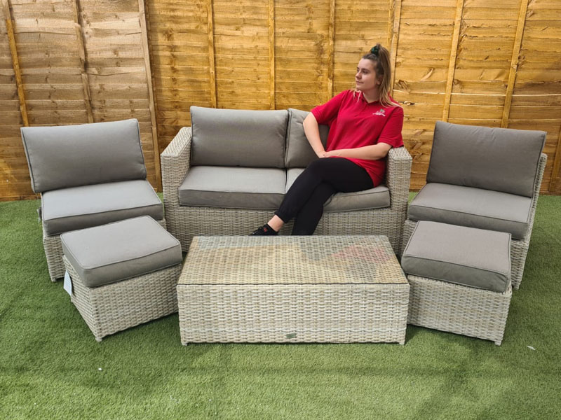 Rattan hideaway garden furniture hotsell