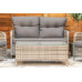 Sapcote Sofa Lounge Set in Grey Rattan 