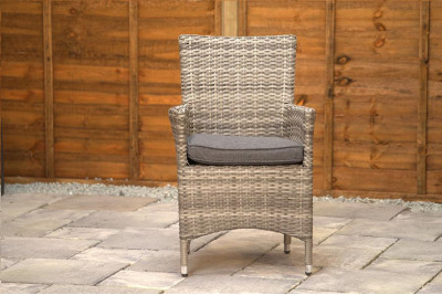Sapcote Companion Set in Grey Rattan