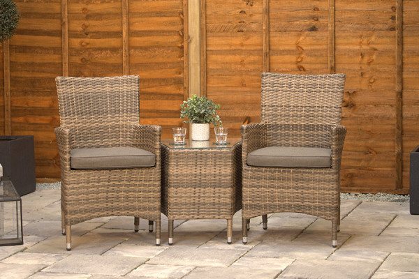 Sapcote Companion Set in Brown Rattan