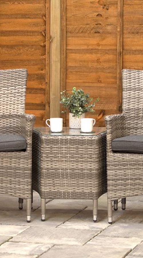 Customer Reviews for Sapcote Companion Set in Grey Rattan