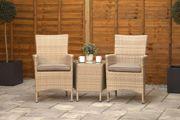 Sapcote Companion Set in Natural Rattan