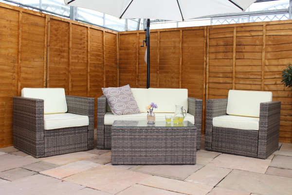 President 3 Rattan Sofa Set