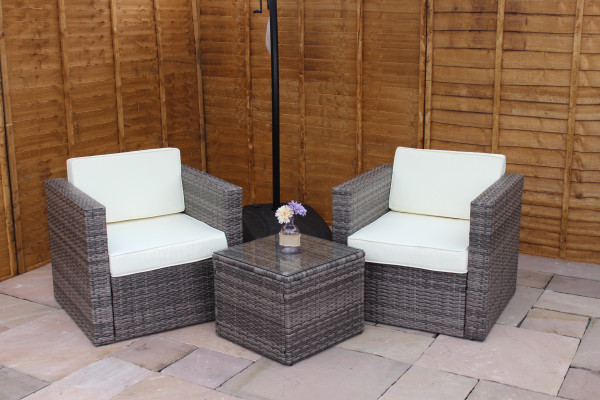 President 2 Rattan Bistro Set