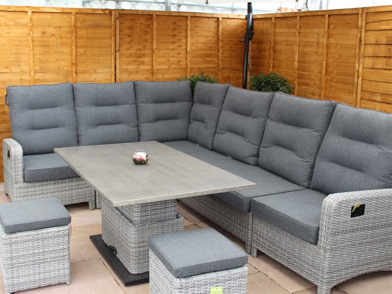 Comfy garden corner sale sofa