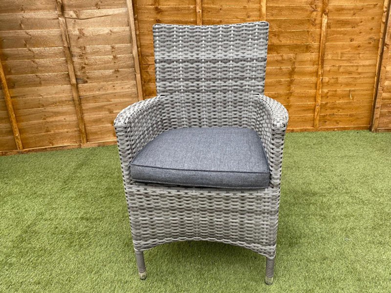 Lindfield rattan 6 seater rectangular garden deals furniture set in grey