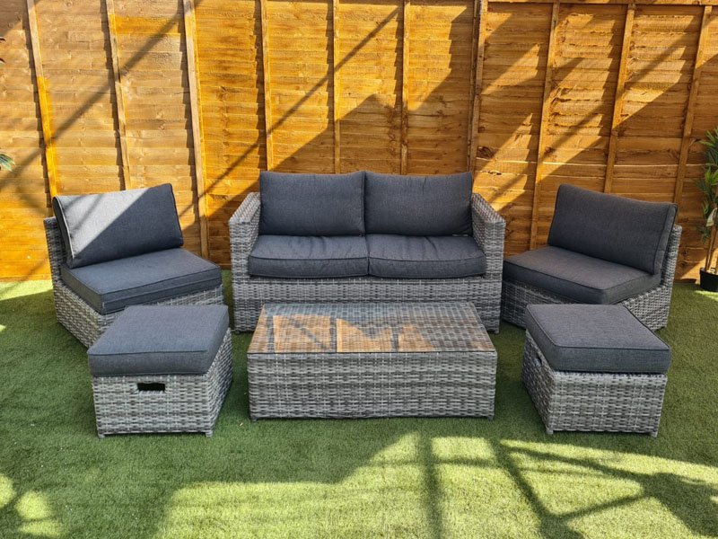 Garden furniture lounge shop set