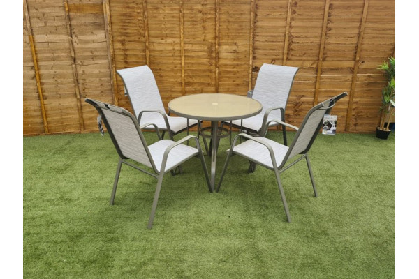 Capri 4 Seater Dining Set