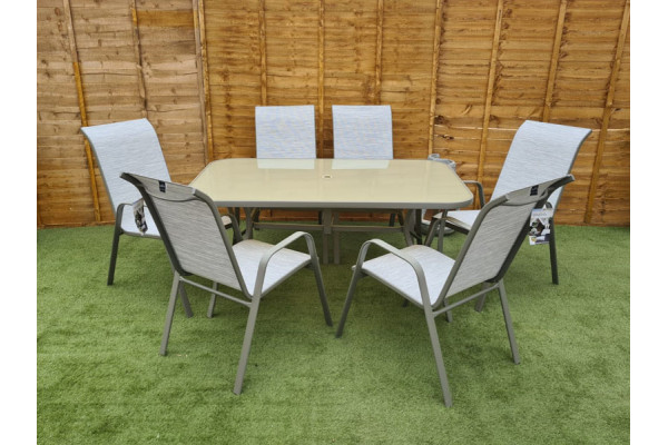 Capri 6 Seater Dining Set