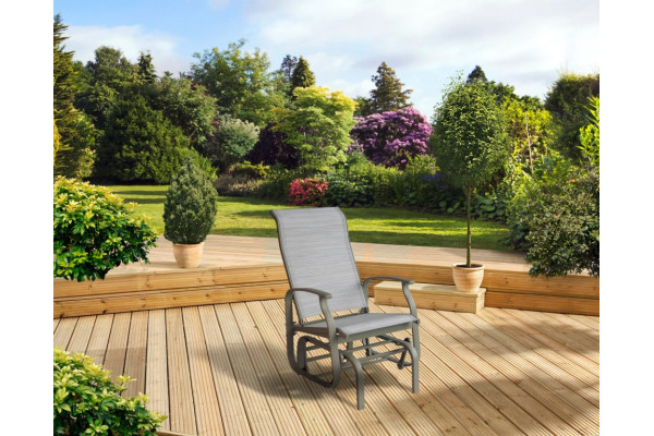 Palermo Aluminium Rocking Garden Chair