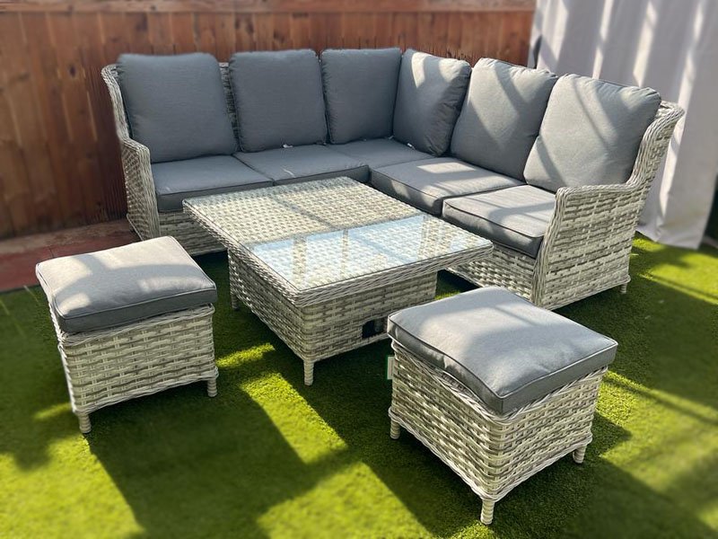 Compact corner garden new arrivals sofa