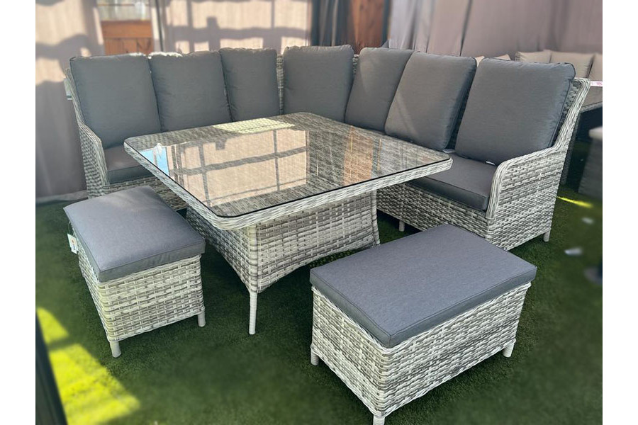 Large corner rattan garden furniture online