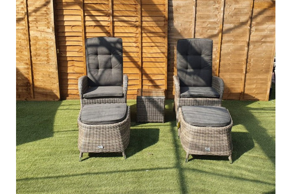 Reclining Rattan Chairs Garden Furniture Sets for Sale UK