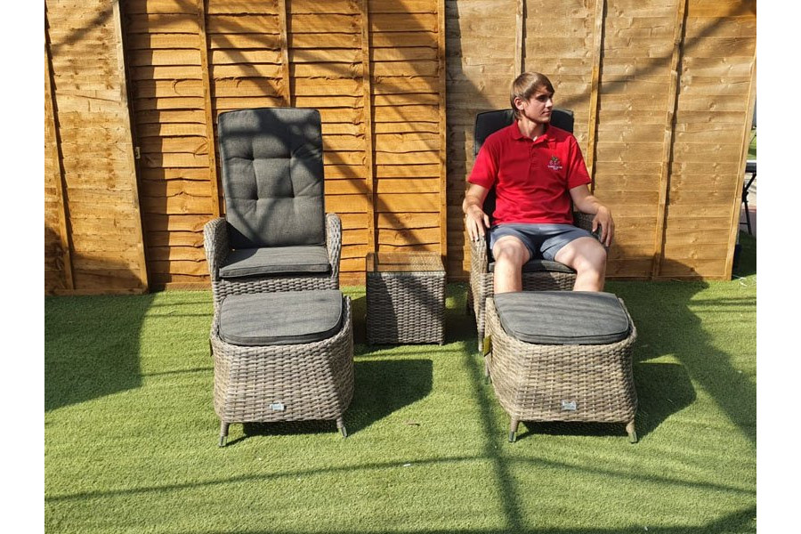 Cappuccino rattan garden furniture outlet