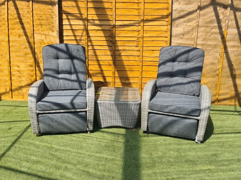 Bellevue reclining 3 piece bistro set hotsell