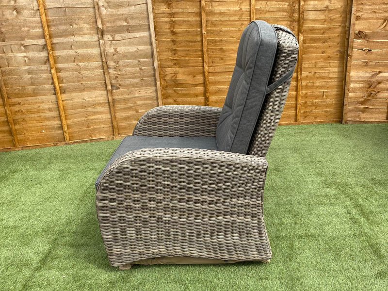 Rattan armchair store bistro set