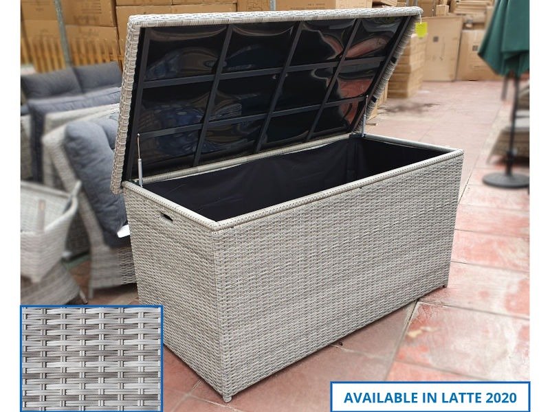 Wicker cushion storage sales box