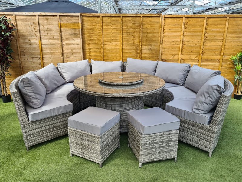 10 seater outlet corner garden furniture