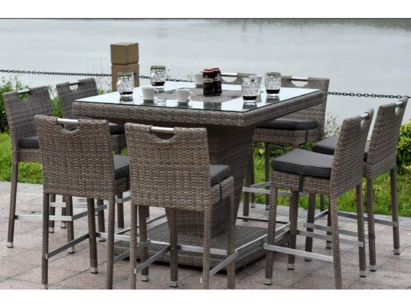 Rattan garden online bar set