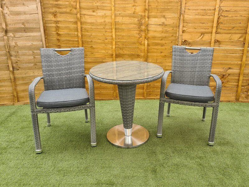 Stainless steel sales patio furniture sets