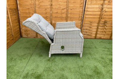 Sapcote Deluxe Reclining Set in Natural Rattan