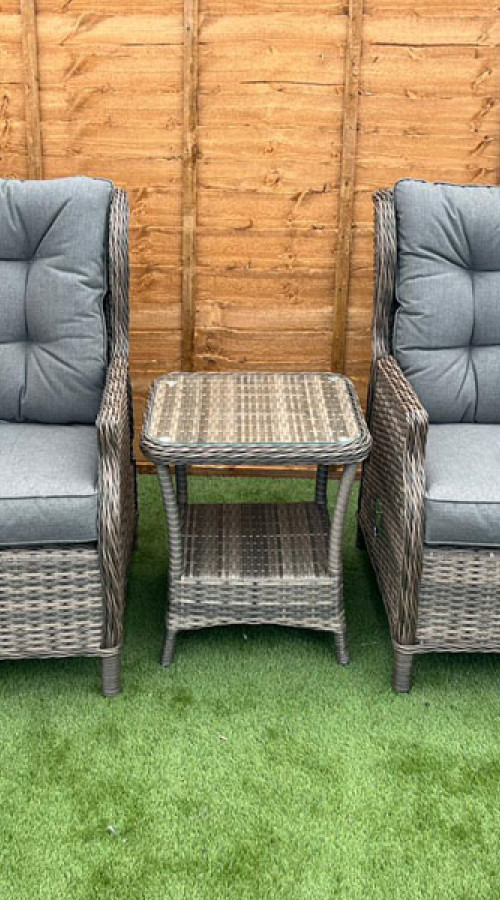 Customer Reviews for Sapcote Deluxe Reclining Set in Brown Rattan