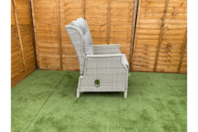 Sapcote Deluxe Reclining Set in Natural Rattan