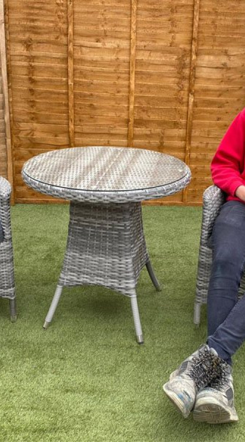 #AskGCS for Sapcote Bistro Set in Grey Rattan