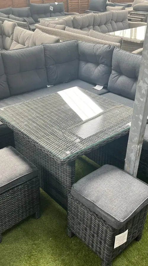 Customer Reviews for Sapcote Mini Modular Corner Set in Dark Grey Rattan 