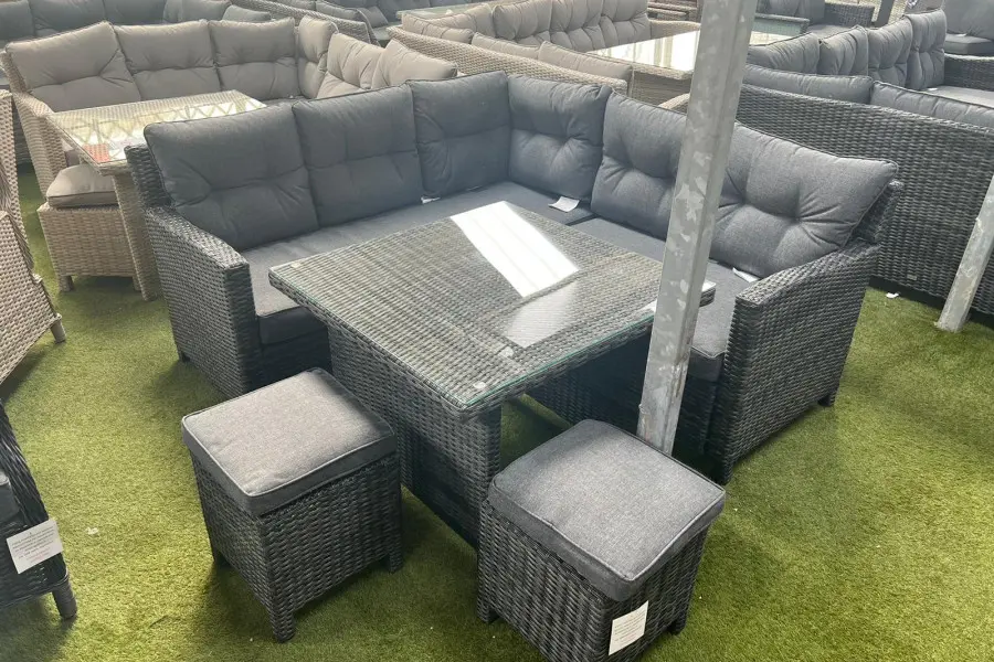 Customer Reviews for Sapcote Mini Modular Corner Set in Dark Grey Rattan 