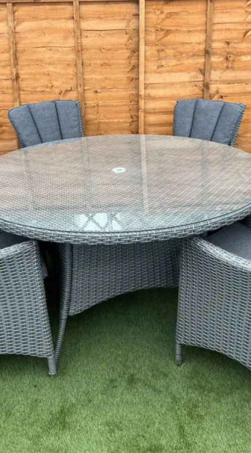 Customer Reviews for Kenilworth 6 Seater Dining Set in Grey Rattan