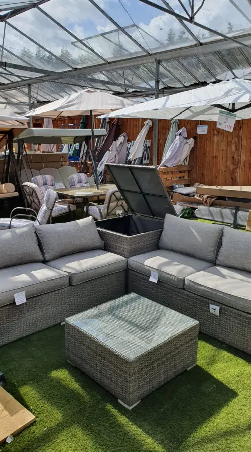 Customer Reviews for Rattan Corner Sofa Set with Storage and Table (Grey)