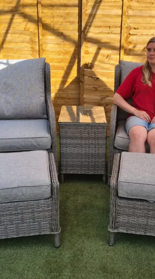 #AskGCS for Grey Rattan Bistro Set with Ottomans