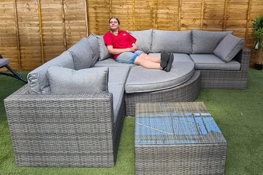 #AskGCS for Lisbon Rattan Corner Lounge Set in Grey