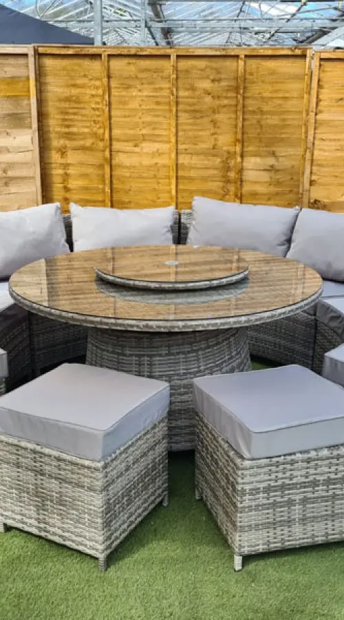 Customer Reviews for Deluxe Barcelona 10 Seater Lounge Set with Lazy Susan