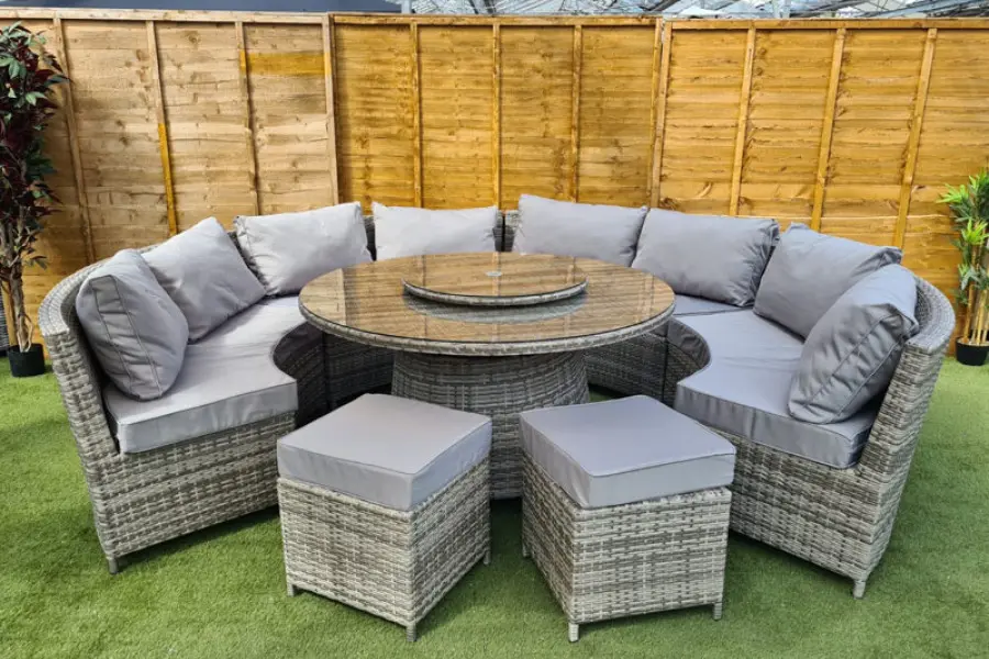 Customer Reviews for Deluxe Barcelona 10 Seater Lounge Set with Lazy Susan