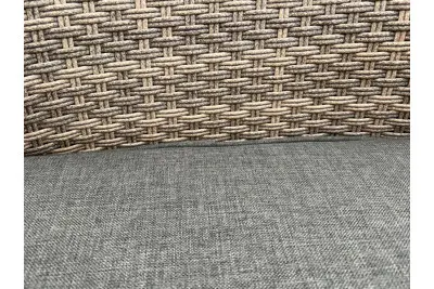 Sharnford Stacking 4 Seater Rattan Dining Set in Cappuccino Brown