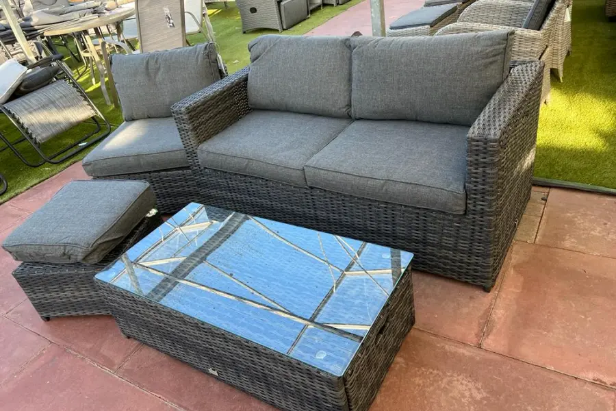 #AskGCS for Sapcote 6pc Hideaway Lounge Set in Dark Grey Rattan 