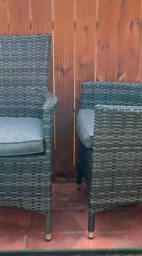 #AskGCS for Sapcote 6 Seater Rectangular Dining Set in Dark Grey Rattan