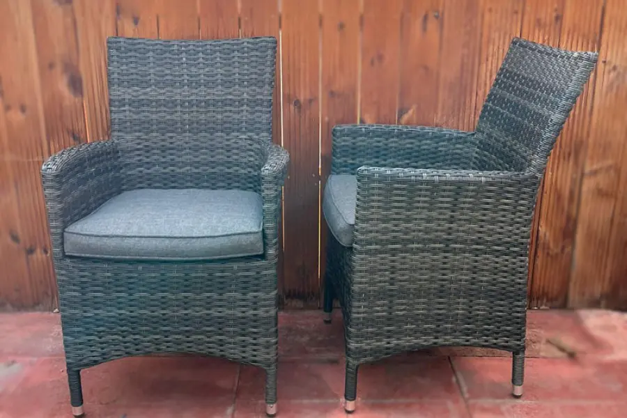 #AskGCS for Sapcote 6 Seater Rectangular Dining Set in Dark Grey Rattan