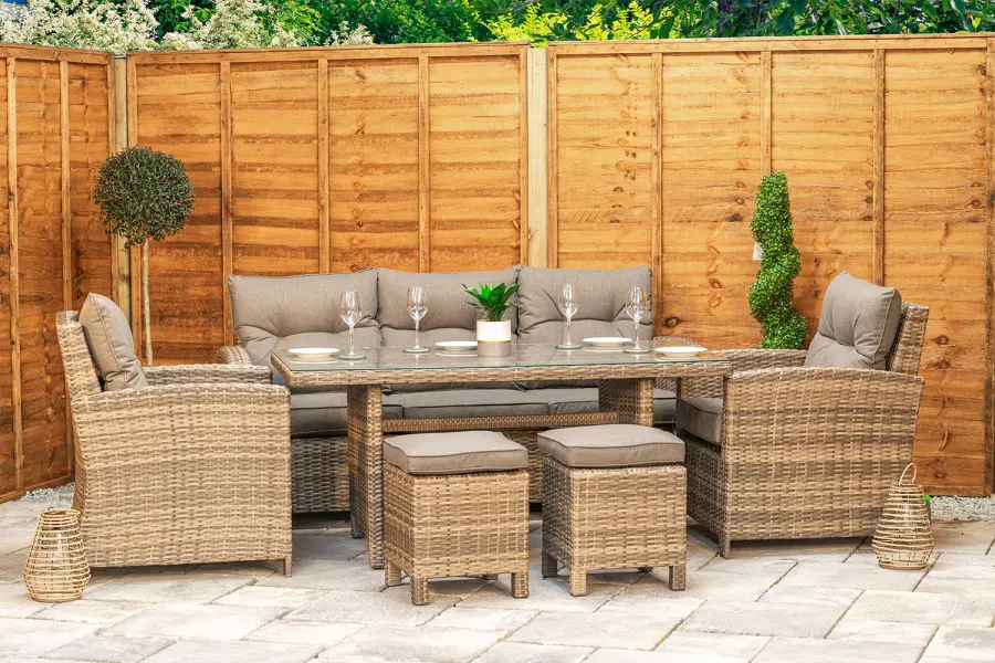 Customer Reviews for Sapcote Modular Lounge Dining Set in Brown Rattan 