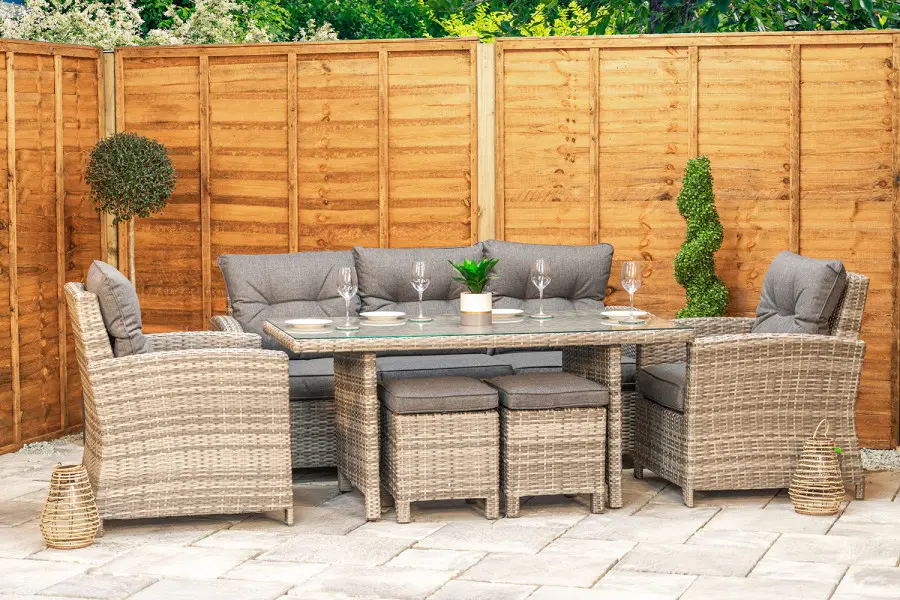 #AskGCS for Sapcote Modular Lounge Dining Set in Grey Rattan