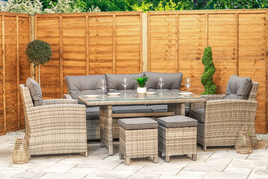 Customer Reviews for Sapcote Modular Lounge Dining Set in Grey Rattan