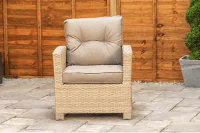 Sapcote Modular Lounge Dining Set in Brown Rattan 