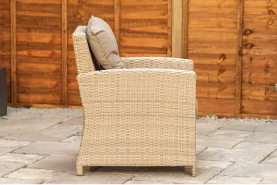 Sapcote Modular Lounge Dining Set in Brown Rattan 