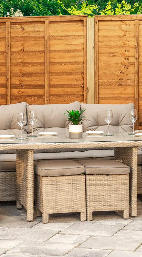 #AskGCS for Sapcote Modular Lounge Dining Set in Natural Rattan