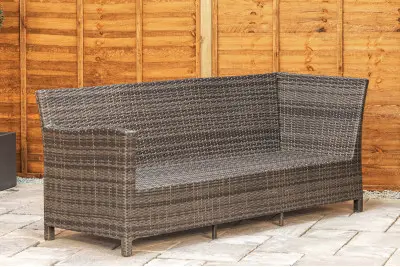 Sapcote Modular Corner Dining Set in Grey Rattan 