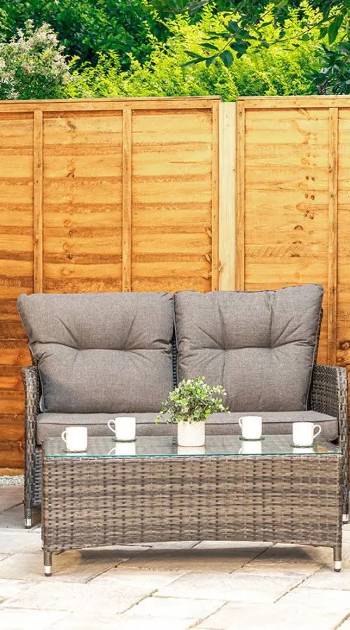 Customer Reviews for Sapcote Sofa Lounge Set Dark Grey Rattan 